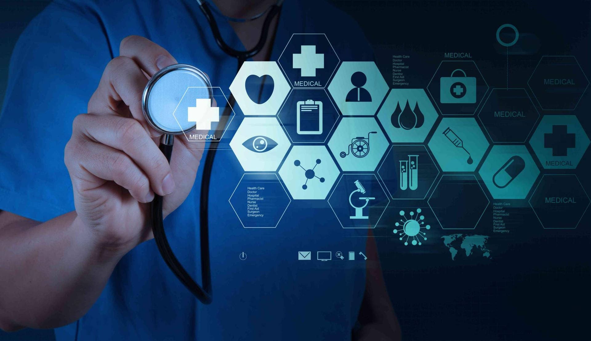 Medical background - healthcare and publishing